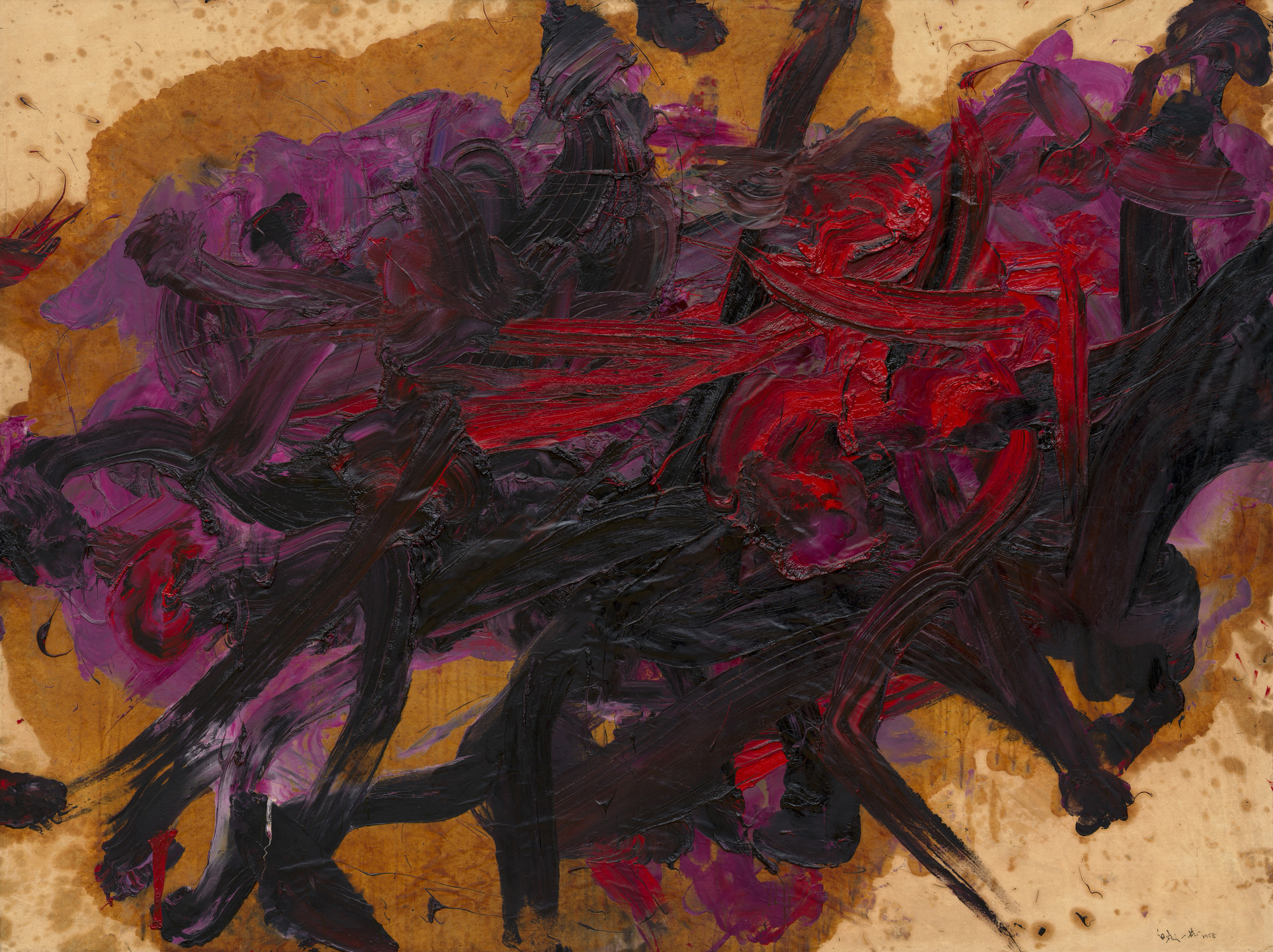 Kazuo Shiraga. Untitled. 1958