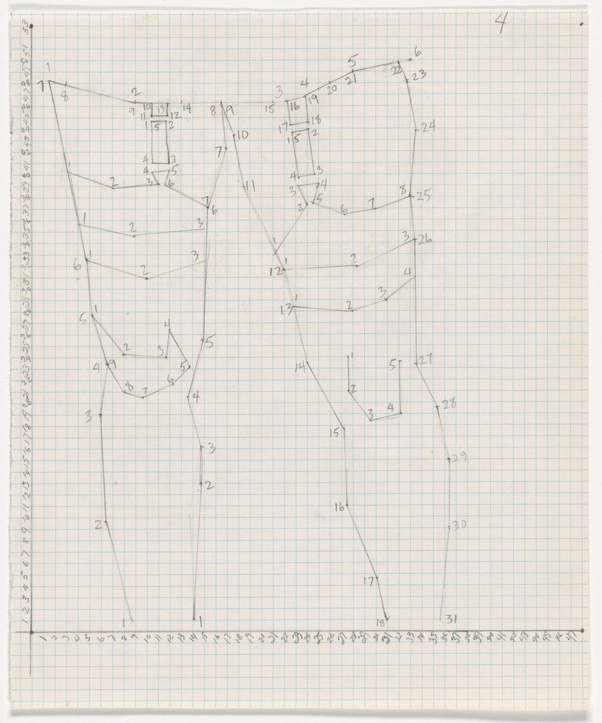 Girl Lifts Skirt (Preparatory drawing)