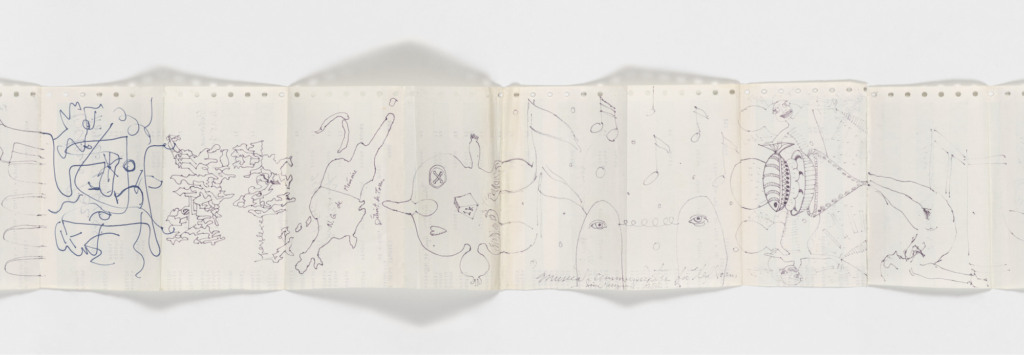 Ted Joans, Gregory Corso, Simon Watson Taylor, Charles Henri Ford, Joyce Mansour, Alberto Gironella, Jayne Cortez, Georges Gronier, Malangatana Valente Ngwenya, Milford Graves, Papa Ibra Tall, Lamine Dolo, Younousse Sèye, Mohamed Ajnakane, Mohammed Mrabet, Paul Bowles, Abdel Kader El-Janabi, Nanos Valaoritis, Marie Wilson, Laurens Vancrevel, Andrei Codrescu, Adrian Henri, Jim Burns, John Digby, Brion Gysin, Valery Oisteanu, LeRoy Clarke, Jack Micheline, Shel Silverstein, Michael Horovitz, Tuli Kupferberg, Édouard Roditi, Jean-Jacques Lebel, Gentiane Gaussot Taprah, David Gascoyne, Allen Ginsberg, Shirley Goldfarb, Peter Orlovsky, Robert Cordier, Cornelis "Kees" Buddingh', Kazuko Shiraishi, Natascha Ungeheuer, Lawrence Ferlinghetti, Anne Waldman, William S. Burroughs, Enrique Hernández d'Jesús, David Henderson, Nancy Joyce Peters, Philip Lamantia, Thom Burns, Ishmael Reed, Ray Johnson, André Laude, Ronald Sukenick, Ruth Francken, Alan Ansen, Dorothea Tanning, Barbara Chase-Riboud, Lou Laurin Lam, Jim Amaral, Michel Leiris, Robert Lebel, Amiri Baraka (previously known as LeRoi Jones and Imamu Amear Baraka), Amina Baraka, Simon Vinkenoog, Seymour Krim, Cecil Taylor, Michael McClure, Gustavo Ramos Rivera, Ahmed Yacoubi, Erró (Gudmundur Gudmundsson), Dick Higgins, Alison Knowles, Virginia Cox, Wole Soyinka, Romare Bearden, Jerome Rothenberg, Victor Hernández Cruz, Taylor Mead, Robert Lebel, Louis Lehmann, Robert Benayoun, Vincent Bounoure, Konrad Klapheck, Roger Cardinal, Roland Penrose, Woody van Amen, Alain Jouffroy, Roberto Matta, Breyten Breytenbach, Pavel Řezníček, Peter Wood, Bill Dixon, Ed Clark, Melvin Edwards, Stanley William Hayter, Mário Cesariny, Inácio Matsinhe, Edouard Jaguer, Octavio Paz, Giovanna, Jean Benoît, John Ashbery, James Rosenquist, Hilary Booth, Larry Rivers, Merton Simpson, Robert Creeley, Susana Wald, Ludwig Zeller, Saúl Kaminer, Lois Mailou Jones, Penelope Rosemont, Franklin Rosemont, Betye Saar, Tony Pusey, Jacob Lawrence, Eva Švankmajerová, Martin Stejskal, Ludvík Šváb, Philip West, Alexander "Skunder" Boghossian, Robert LaVigne, Mark Brusse, Homero Aridjis, Robert Colescott, Robert Farris Thompson, Quincy Thomas Troupe, Jr., Bruce Conner, David Hammons, Ron Sakolsky, Laura Corsiglia, Various Artists. Long Distance. 1976–2005