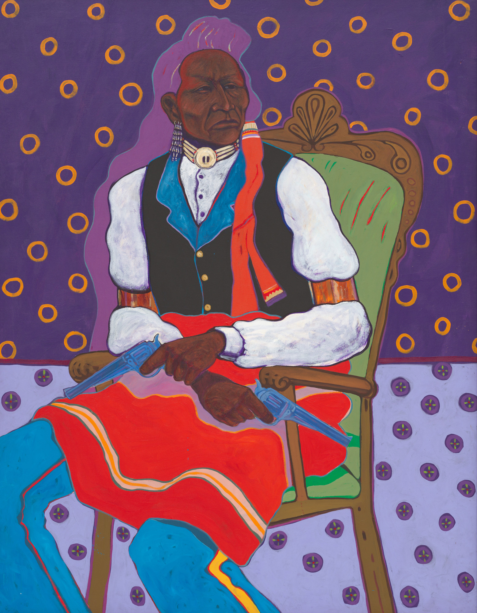 T.C. Cannon. Two Guns Arikara. 1973/1977 | MoMA