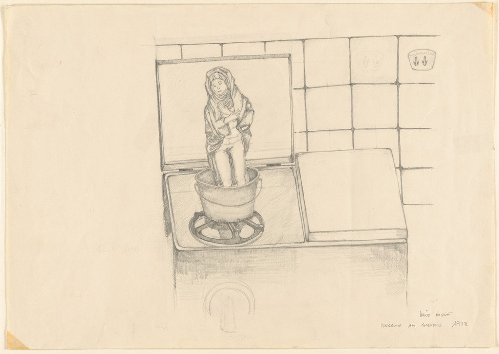 Madonna on the Gas Stove (Madonna an Gasherd)