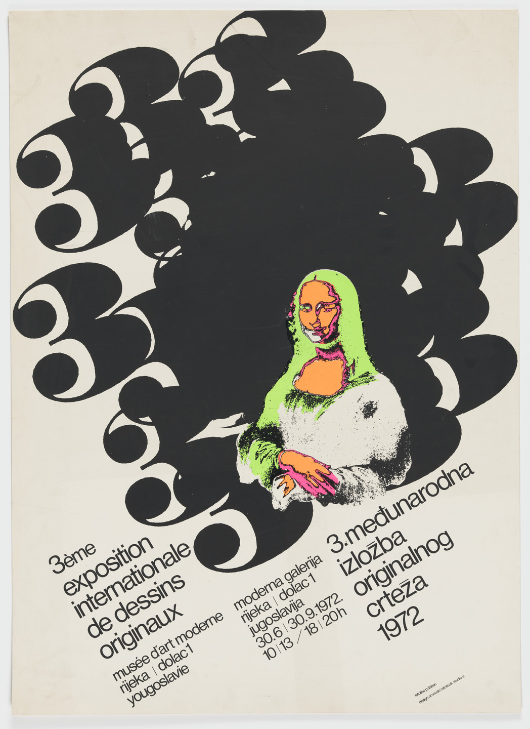 Mihajlo Arsovski. 3rd international exhibition of original drawings, Moderna galerija, Rijeka,. 1972