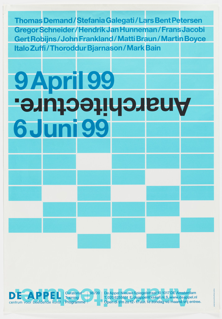 Anarchitecture 9 April 1999 - 6 June 1999