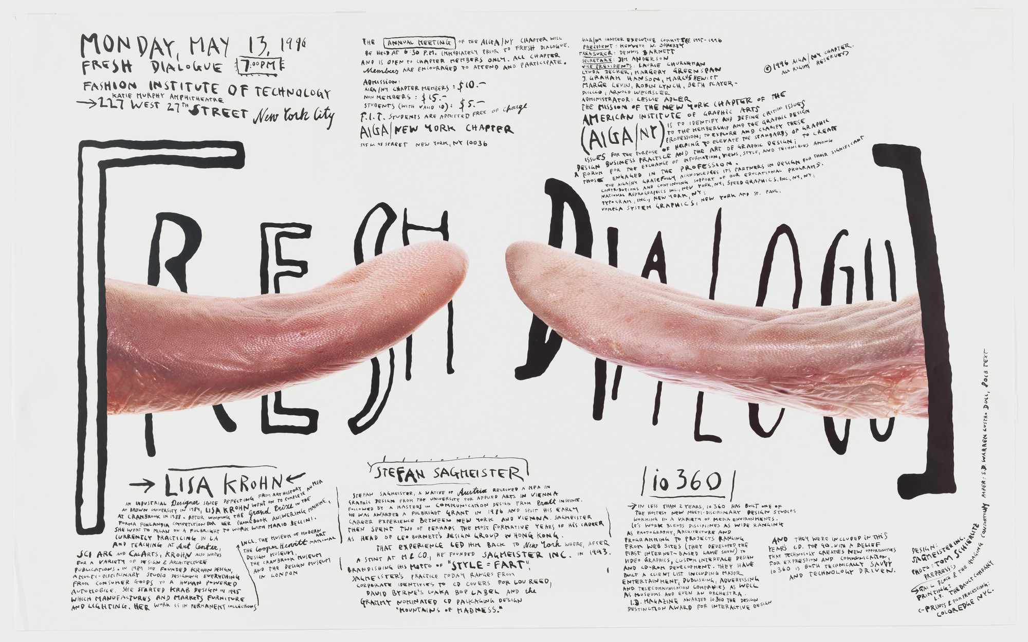Stefan Sagmeister. Fresh Dialogue. 1996