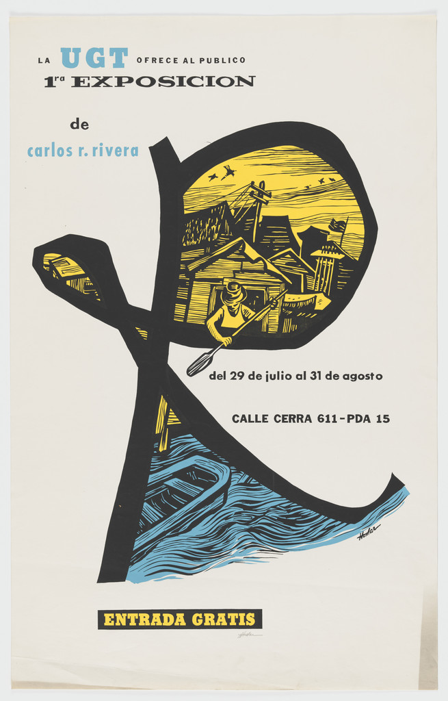 La Primera Exposición de Carlos R. Rivera by Lorenzo Homar