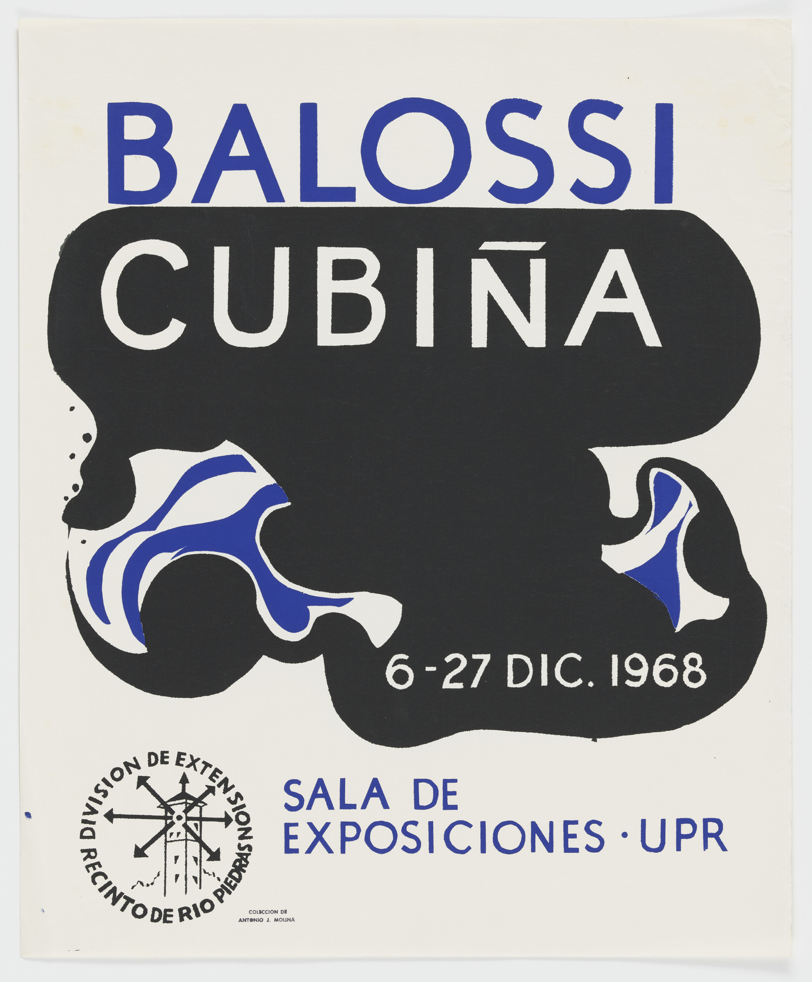 Rafael Rivera García. Balossi Cubiña, Sala de Exposiciones UPR