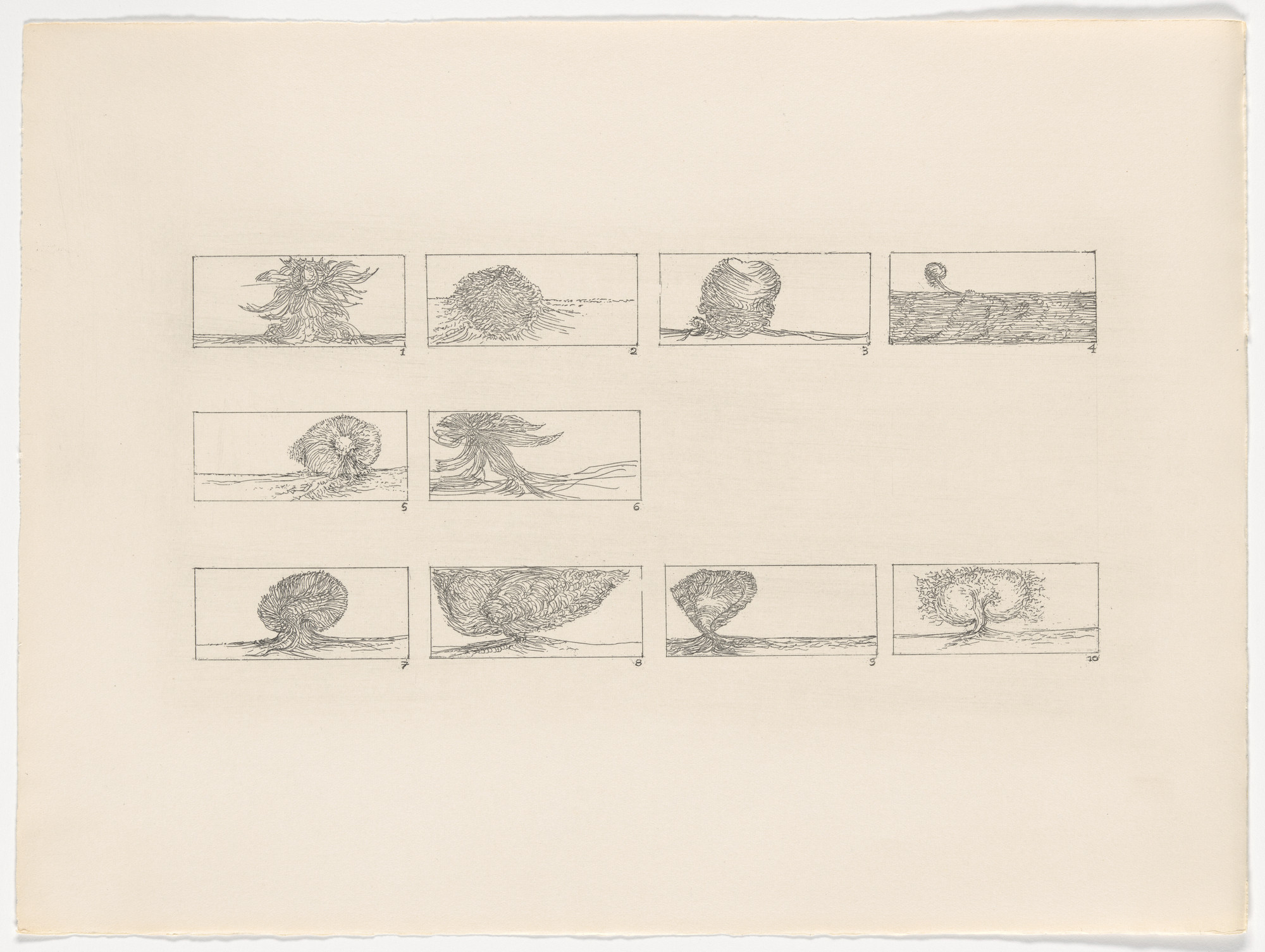 Gregory Masurovsky. Index of Plates from Litany of Water (Litanie d'eau)