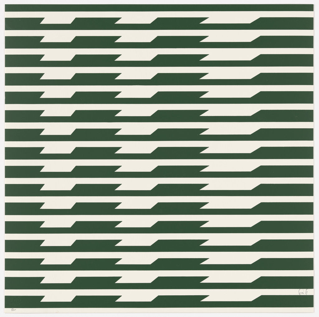 Repetition and Progression (Repetición y progresión) from Sotomagie, Jesús Rafael Soto, 1951, published 1967