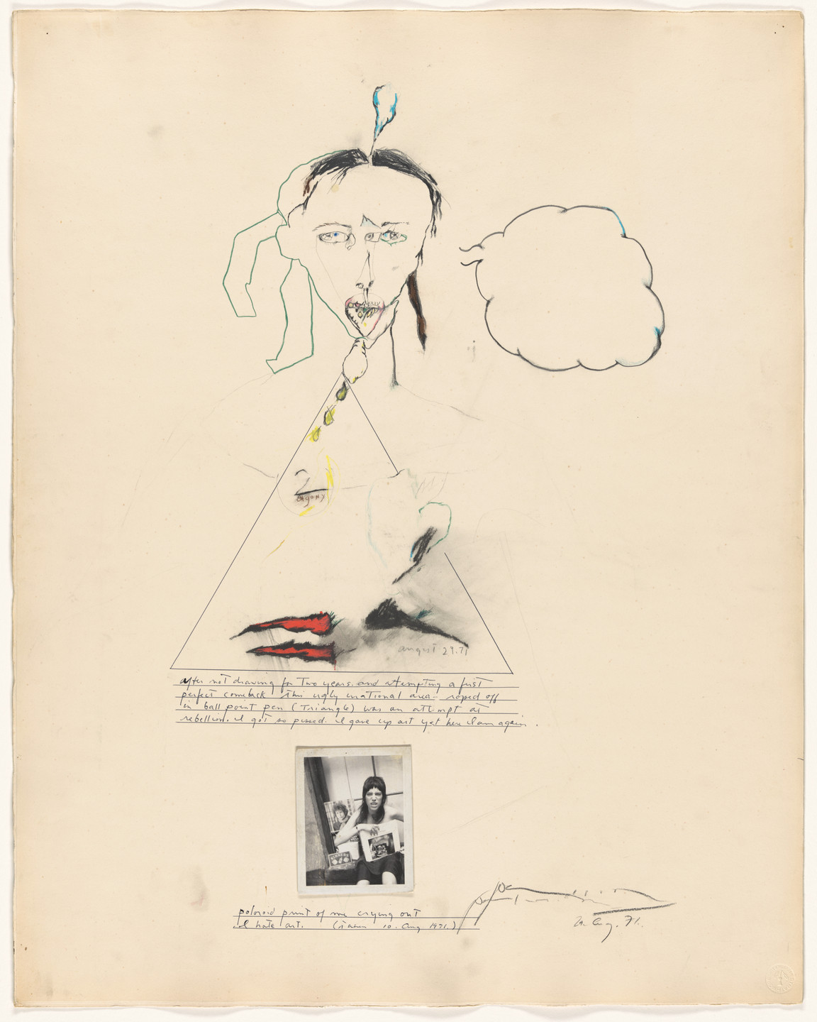Patti Smith. Self Portrait. 1971