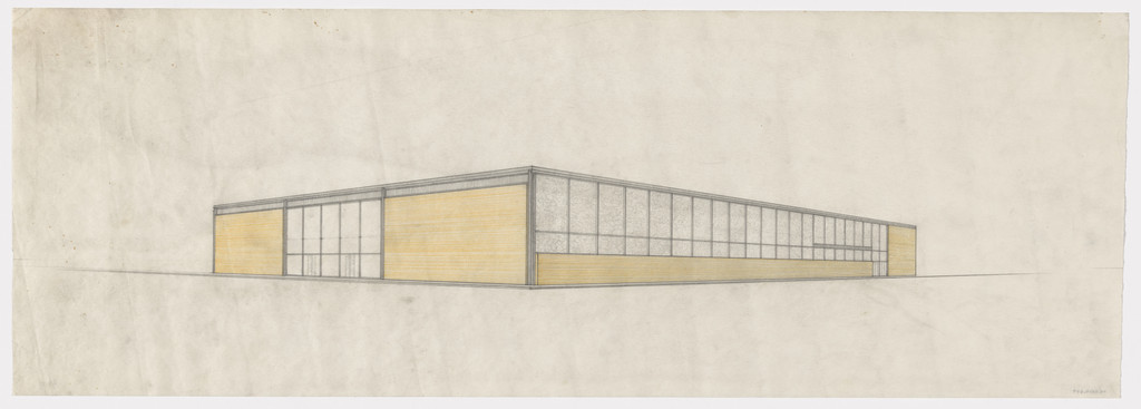 IIT Library and Administration Building, Chicago, IL (Exterior perspective)
