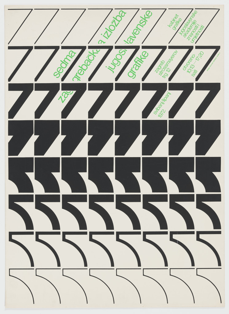 Sedma izložba jugoslavenske grafike, Kabinet grafike . Zagreb,