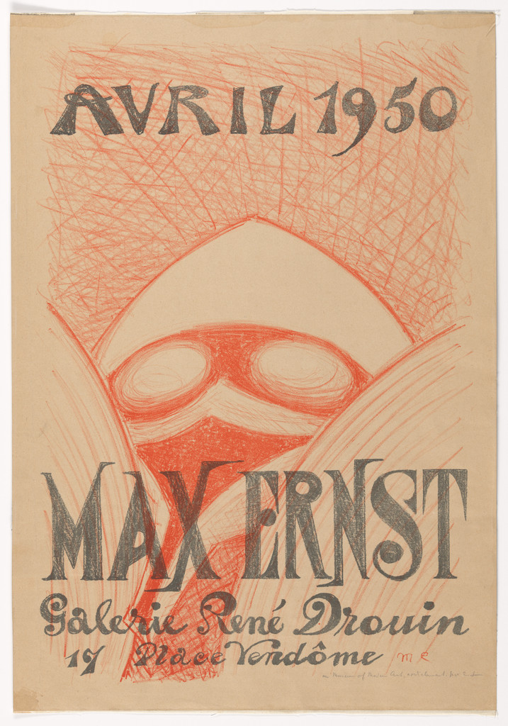Avril 1950, Max Ernst, Galerie René Drouin, 17 Place Vendôme