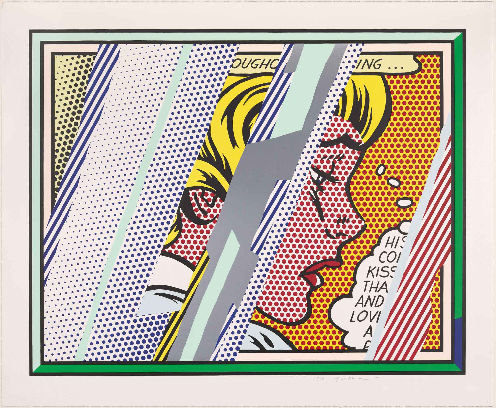 Roy Lichtenstein. Reflections on Girl