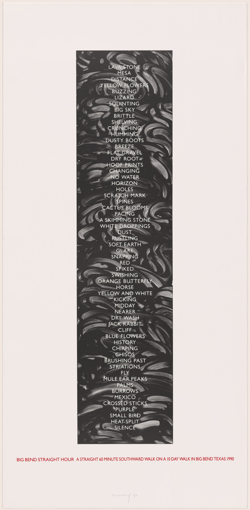 Richard Long. 60 Minute Walk