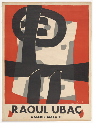 Poster for an exhibition at Galerie Maeght