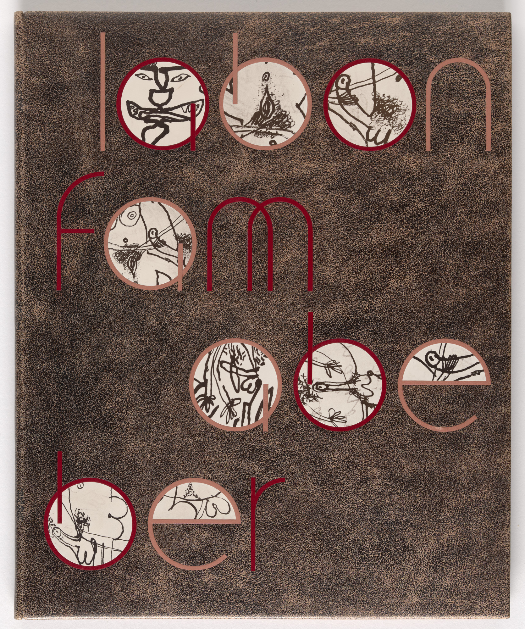 Jean Dubuffet. Labonfam abeber par inbo nom [La bonne femme à Bébert par un bonhomme] (Bébert’s Gal by a Guy)