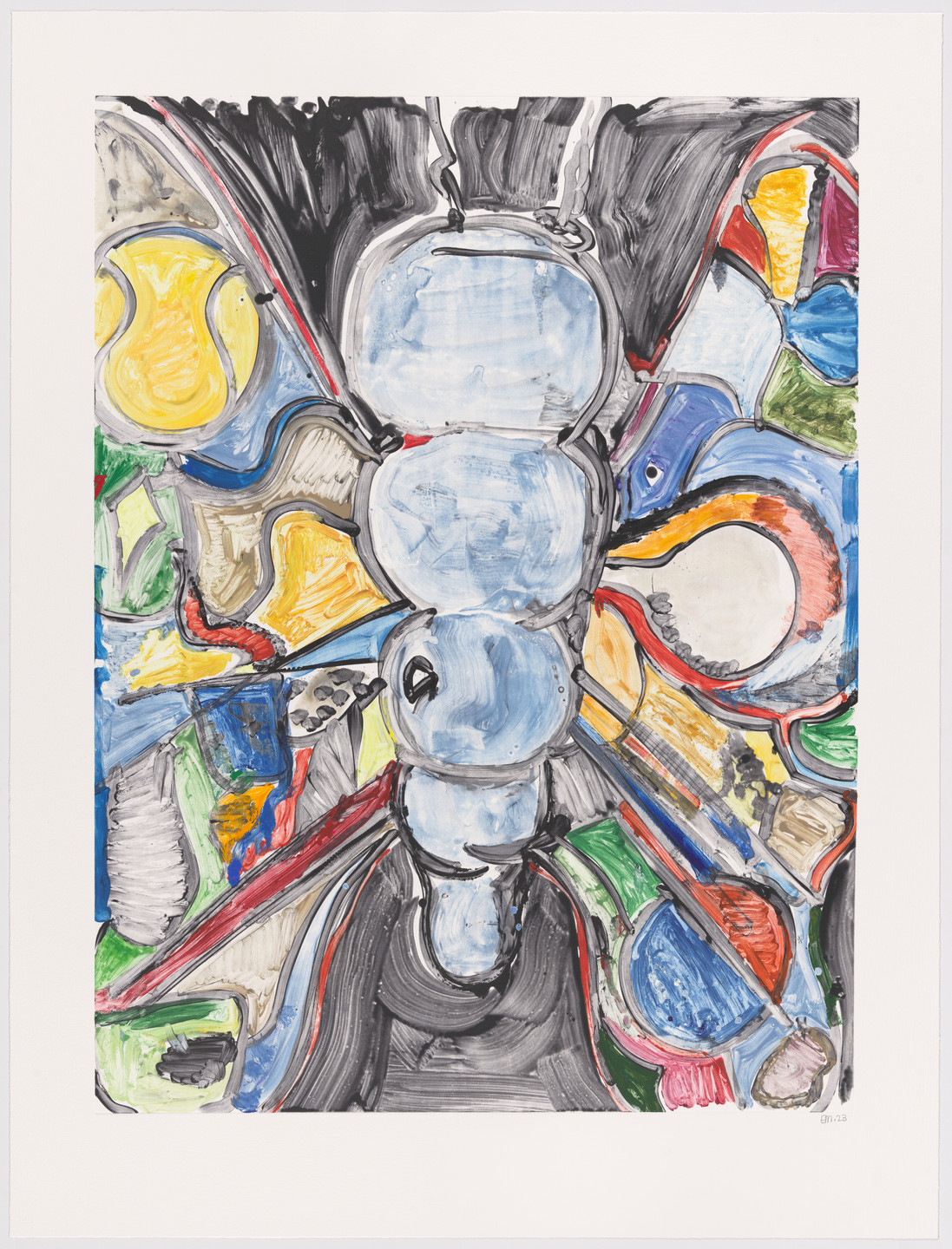 Eddie Martinez. Untitled. 2023