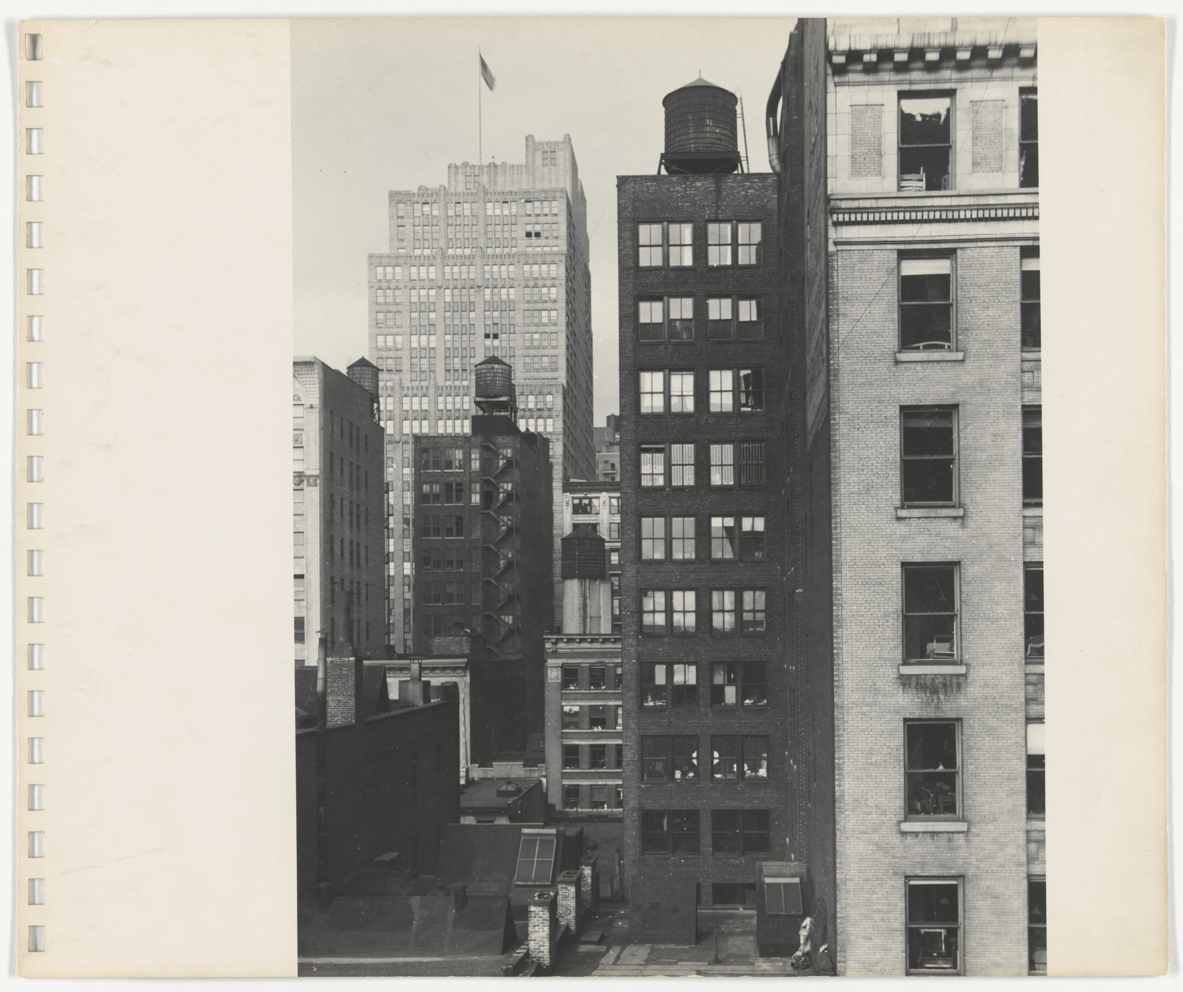 Rudy Burckhardt. Untitled photographs from an untitled album with a sonnet by Edwin Denby. 1946-47