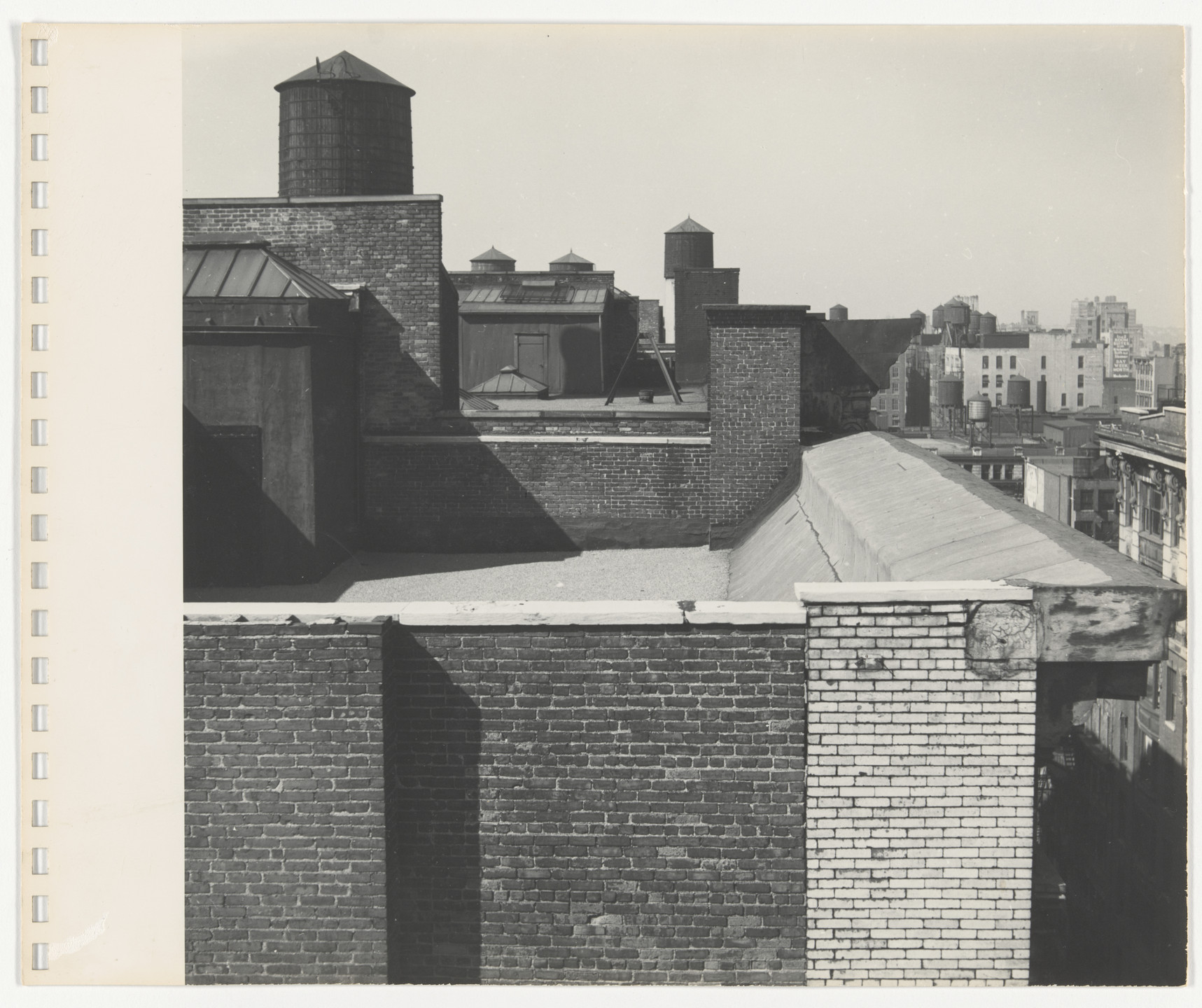 Rudy Burckhardt. Untitled photographs from an untitled album with a sonnet by Edwin Denby. 1946-47
