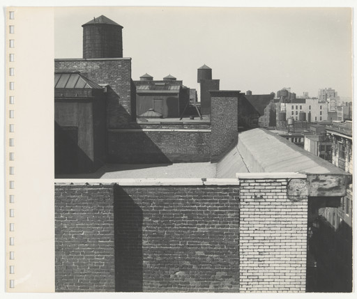 Rudy Burckhardt. Untitled photographs from an untitled album with a sonnet by Edwin Denby. 1946-47
