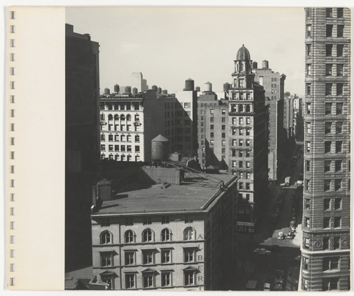 Rudy Burckhardt. Untitled photographs from an untitled album with a sonnet by Edwin Denby. 1946-47