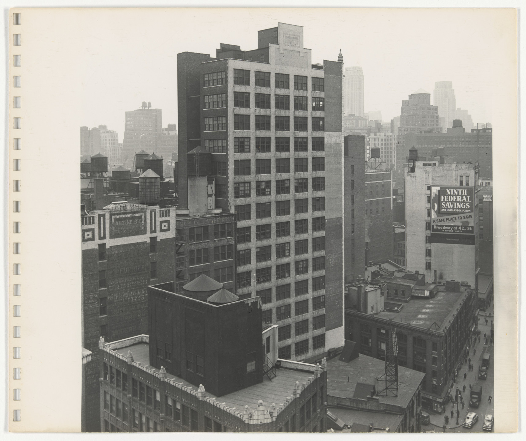 Rudy Burckhardt. Untitled photographs from an untitled album with a sonnet by Edwin Denby. 1946-47