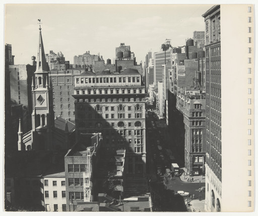 Rudy Burckhardt. Untitled photographs from an untitled album with a sonnet by Edwin Denby. 1946-47