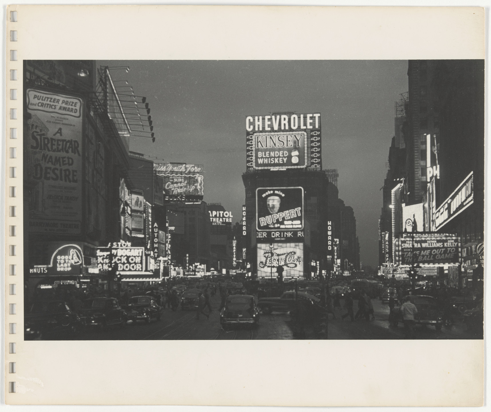 Rudy Burckhardt. Untitled photographs from an untitled album with a sonnet by Edwin Denby. 1946-47