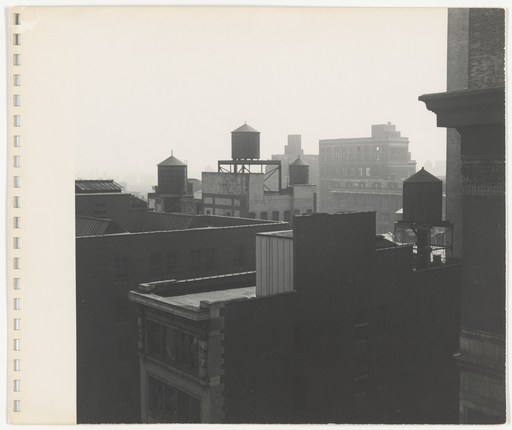 Rudy Burckhardt. Untitled photographs from an untitled album with a sonnet by Edwin Denby. 1946-47
