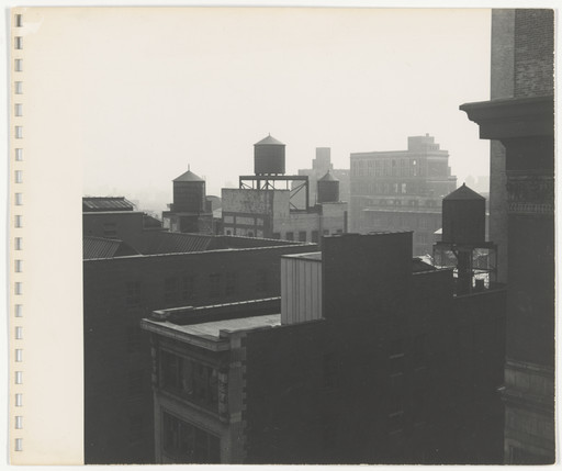 Rudy Burckhardt. Untitled photographs from an untitled album with a sonnet by Edwin Denby. 1946-47