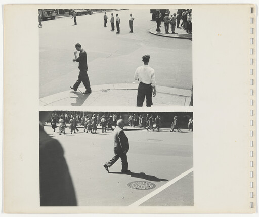 Rudy Burckhardt. Untitled photographs from an untitled album with a sonnet by Edwin Denby. 1946-47