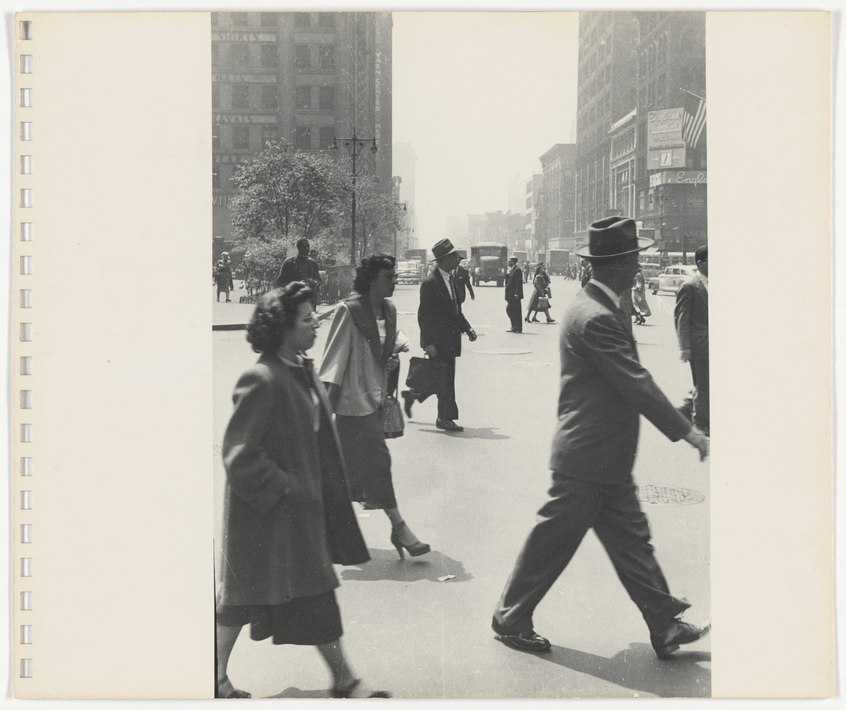 Rudy Burckhardt. Untitled photographs from an untitled album with a sonnet by Edwin Denby. 1946-47