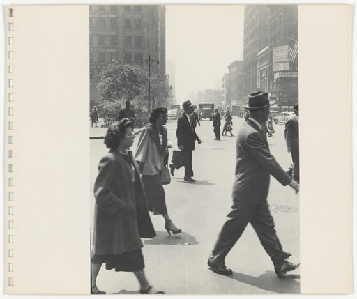Rudy Burckhardt. Untitled photographs from an untitled album with a sonnet by Edwin Denby. 1946-47