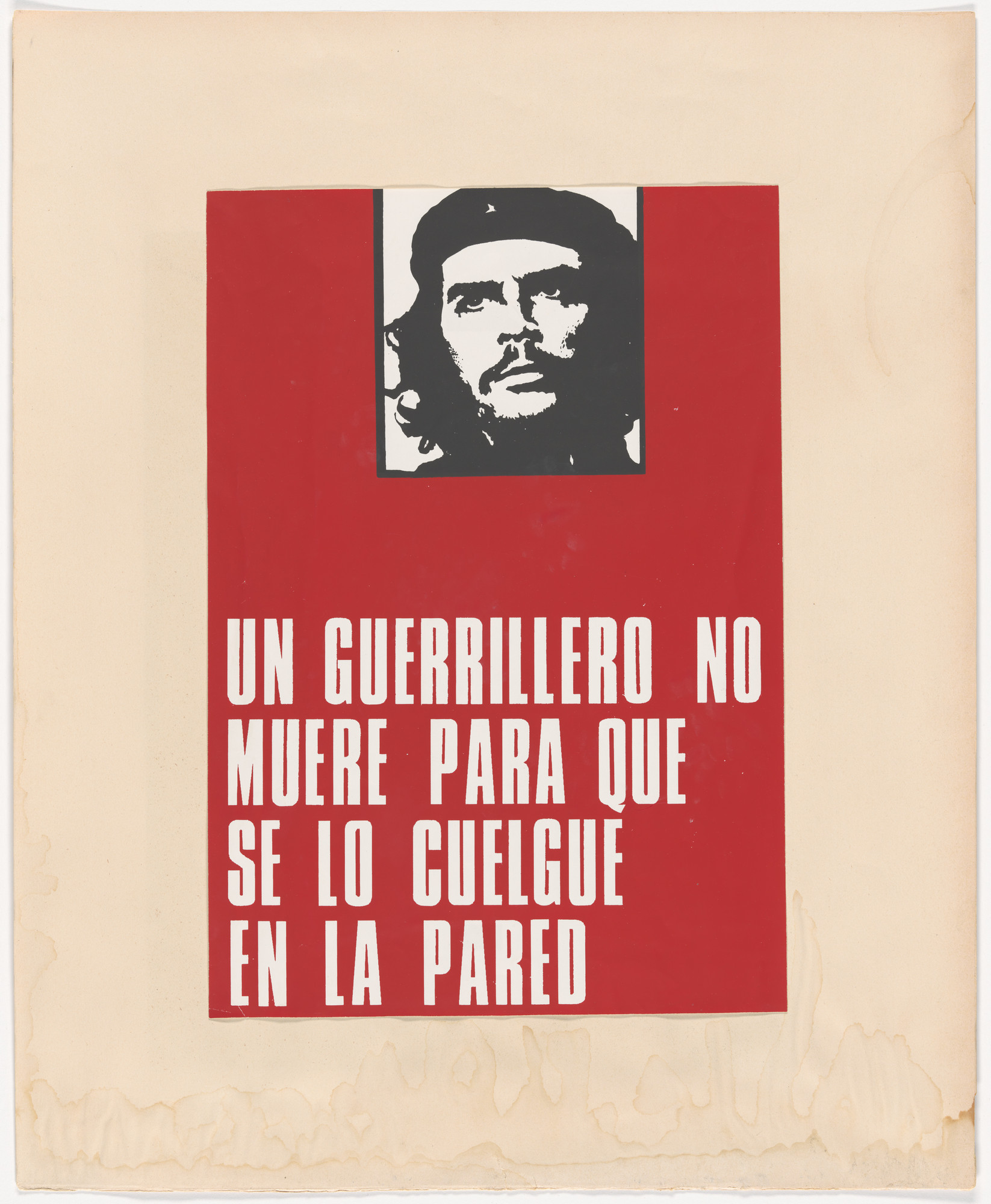 Roberto Jacoby. Un guerrillero no muere para que se lo cuelgue en la pared (A Guerrilla Does Not Die Just to Hang on the Wall)