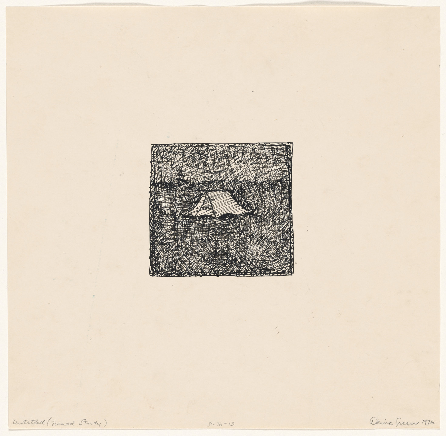 Denise Green. Untitled (Nomad Study). 1976