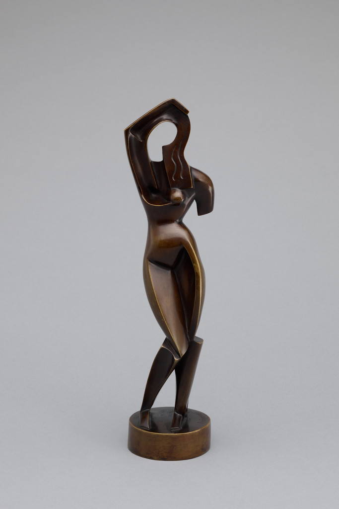 Woman Combing Her Hair