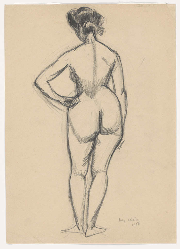 Untitled (Nude), Max Weber, 1908