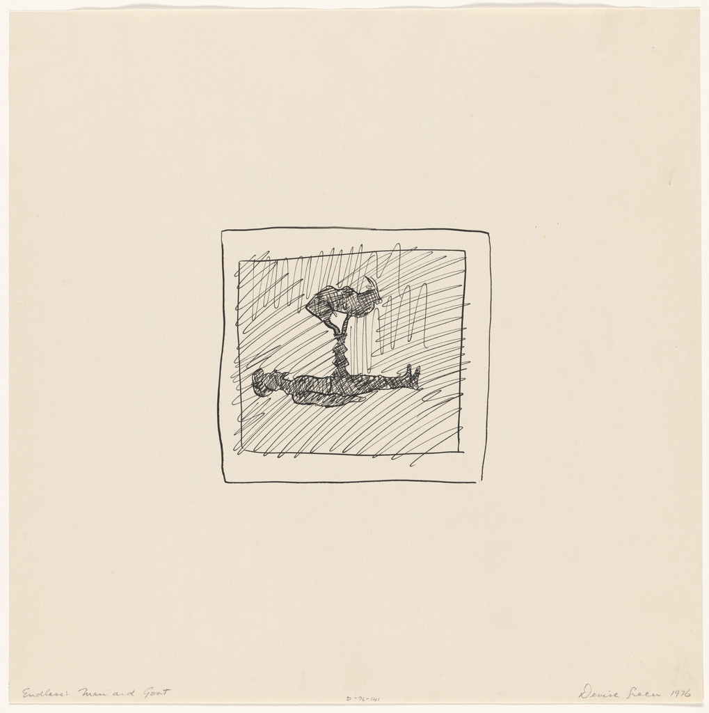 Endless: Man and Goat, Denise Green, 1976