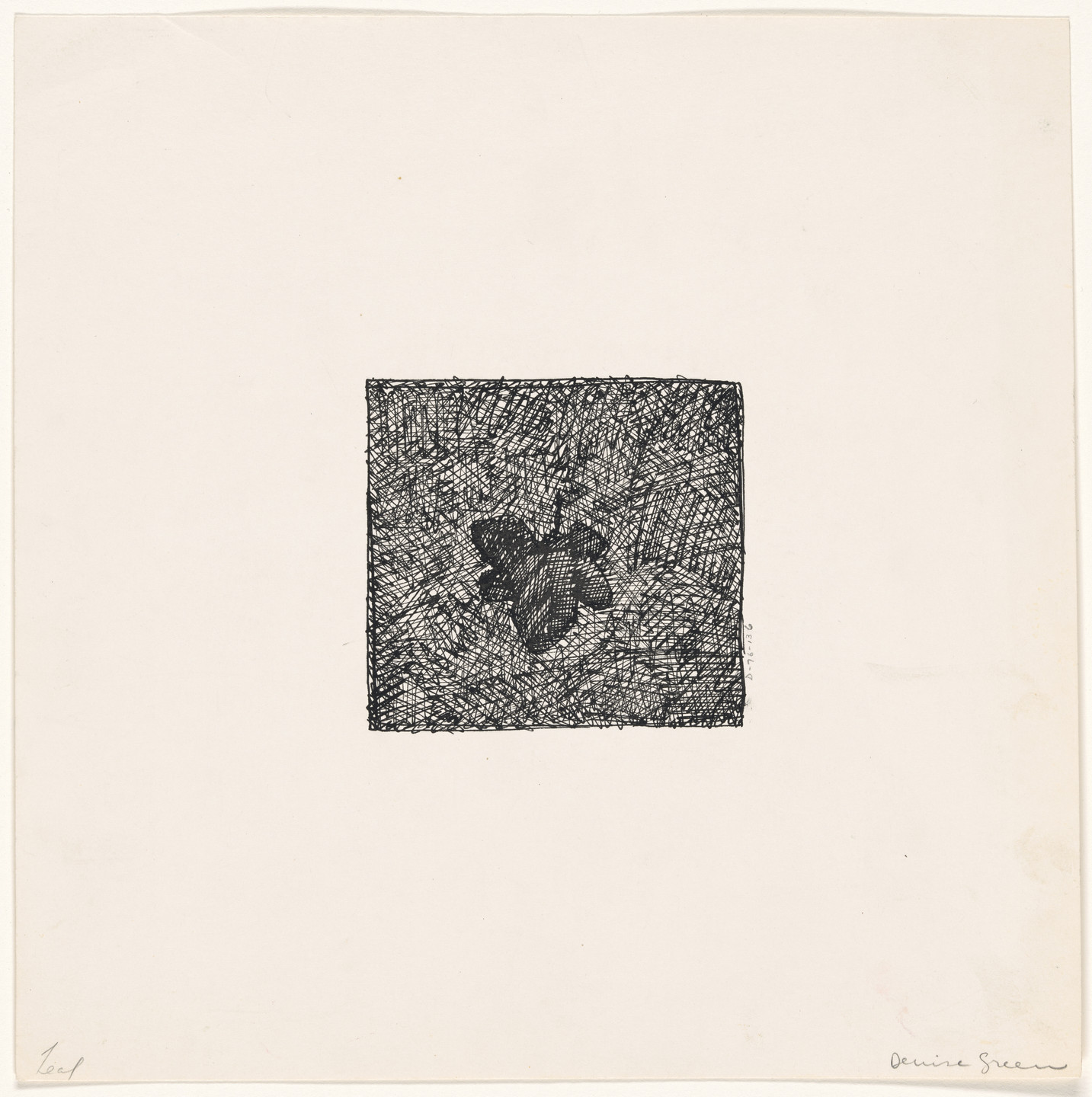 Denise Green. Leaf. 1976