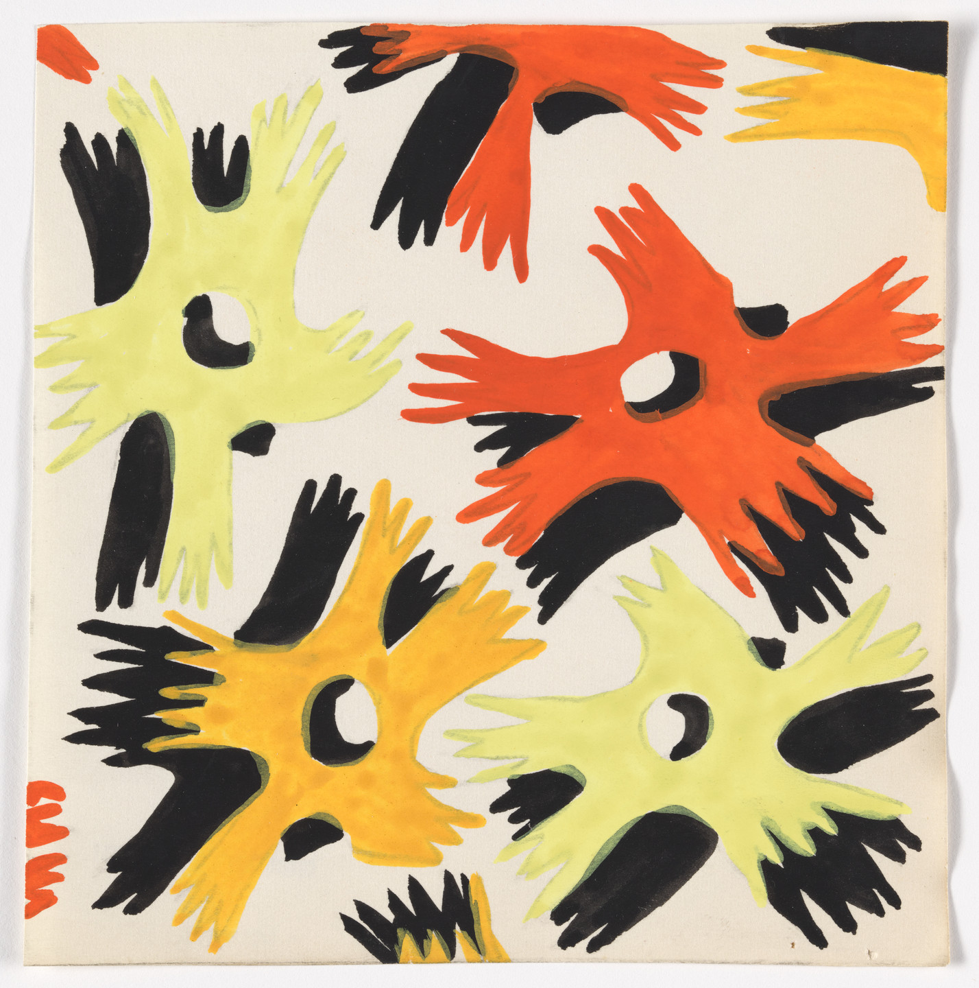 Bruno Munari. Textile designs for the 10th Milan Triennale. 1954