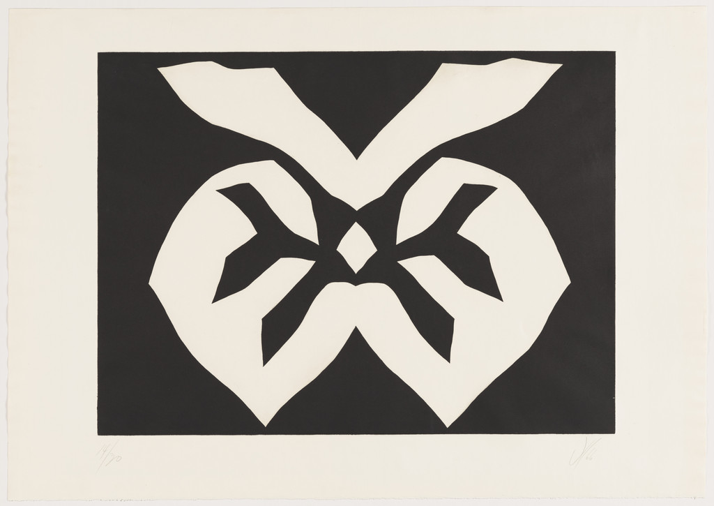 Horizontal Symmetry: Black – White