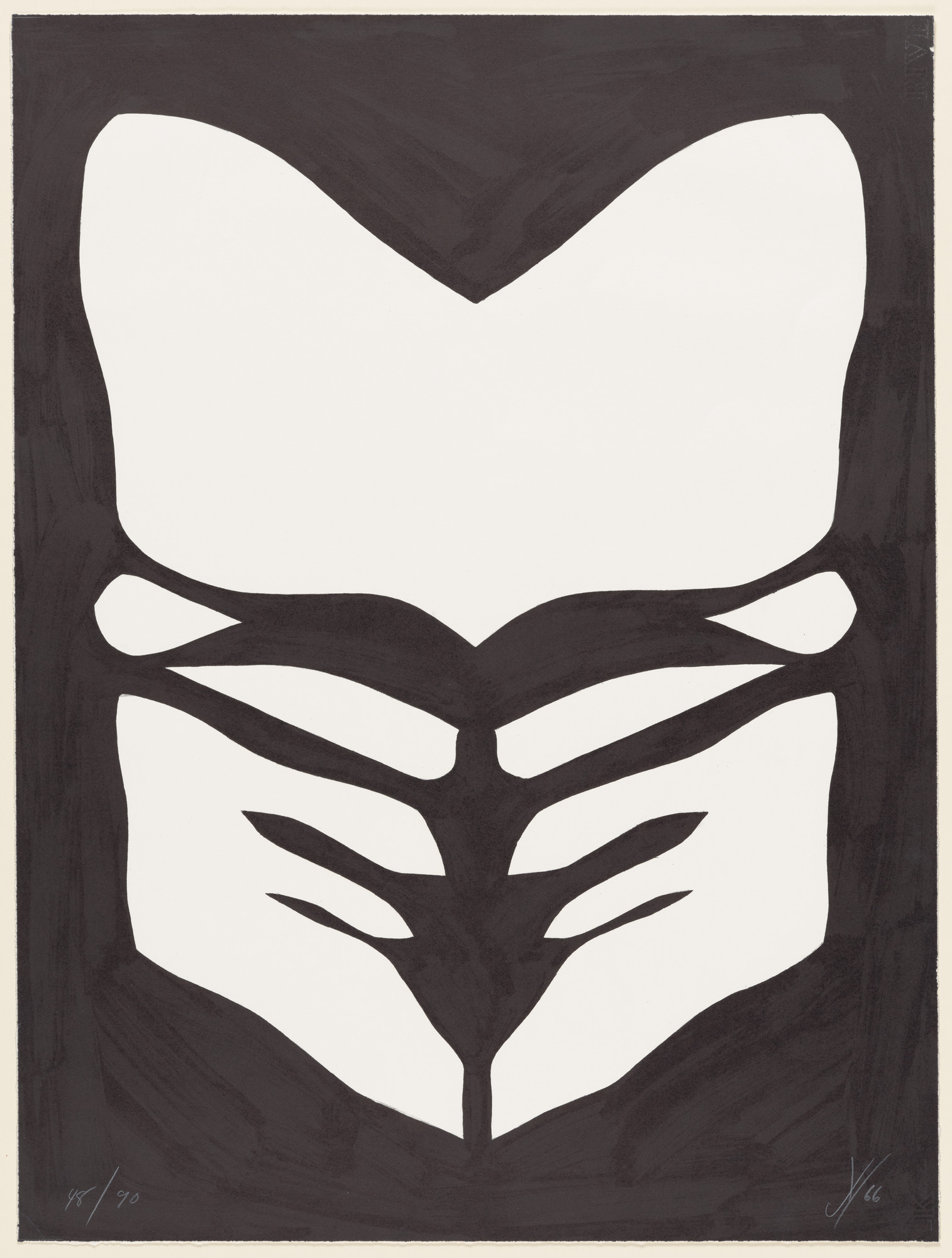 Jack Youngerman. White – Black