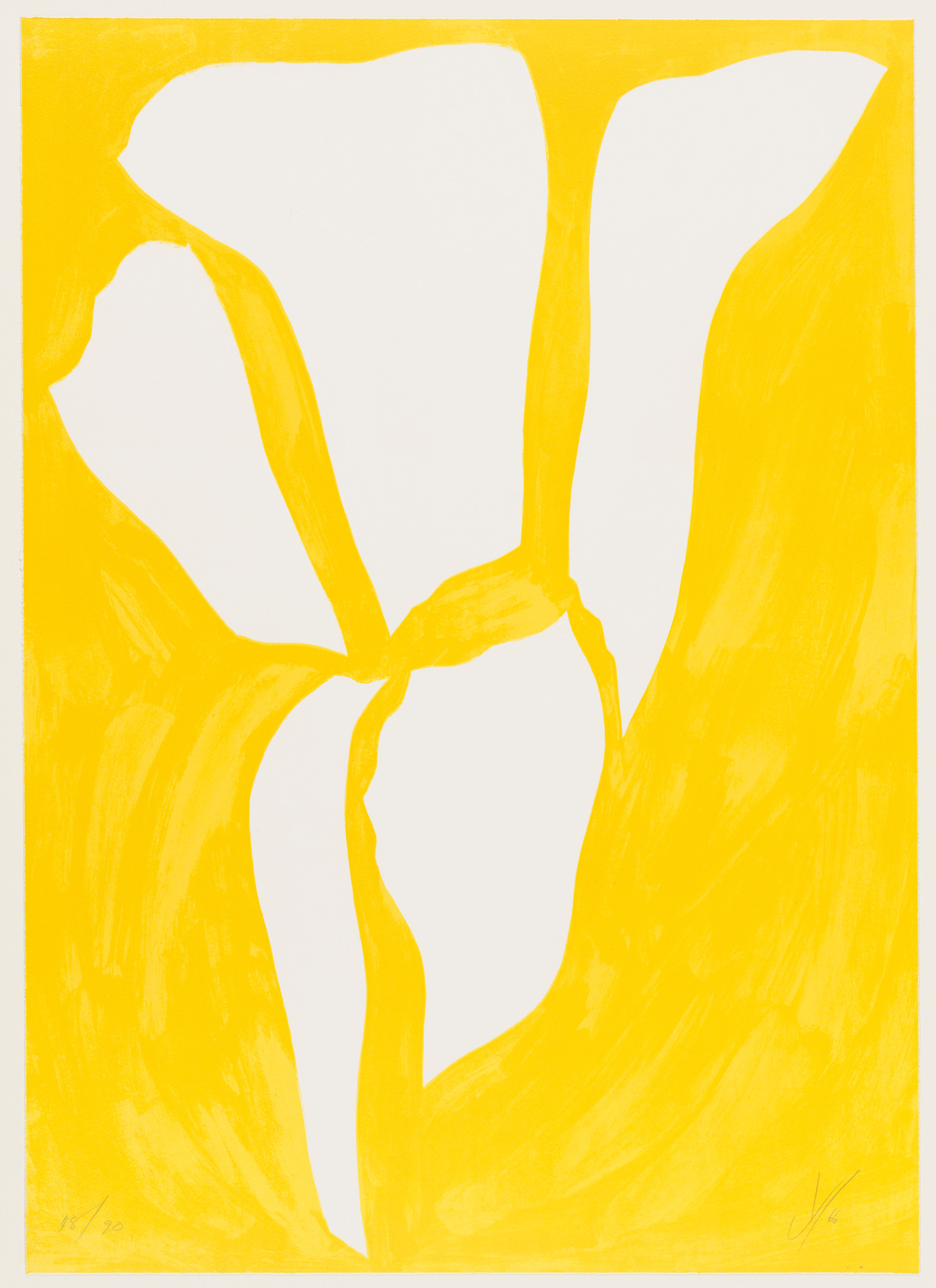 Jack Youngerman. White – Yellow