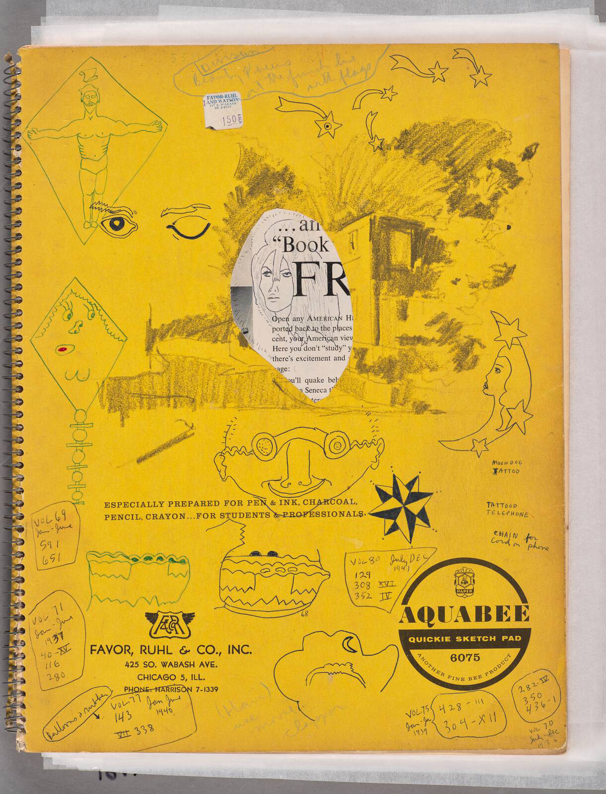 Karl Wirsum. Untitled (Sketchbook)