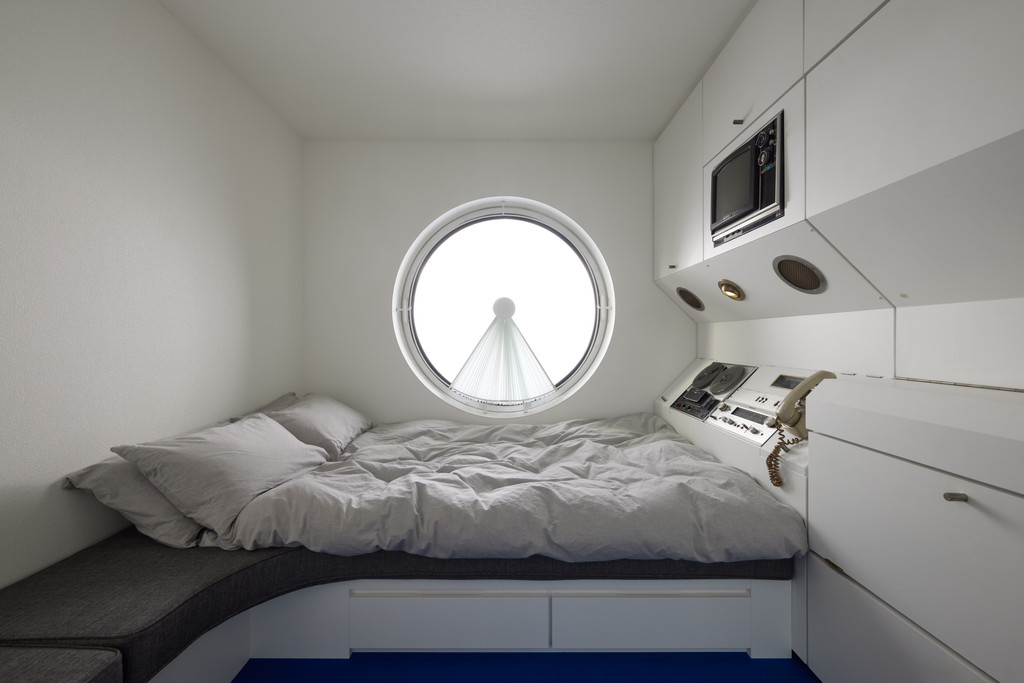 Capsule A1305 from the Nakagin Capsule Tower Building, Tokyo, Japan