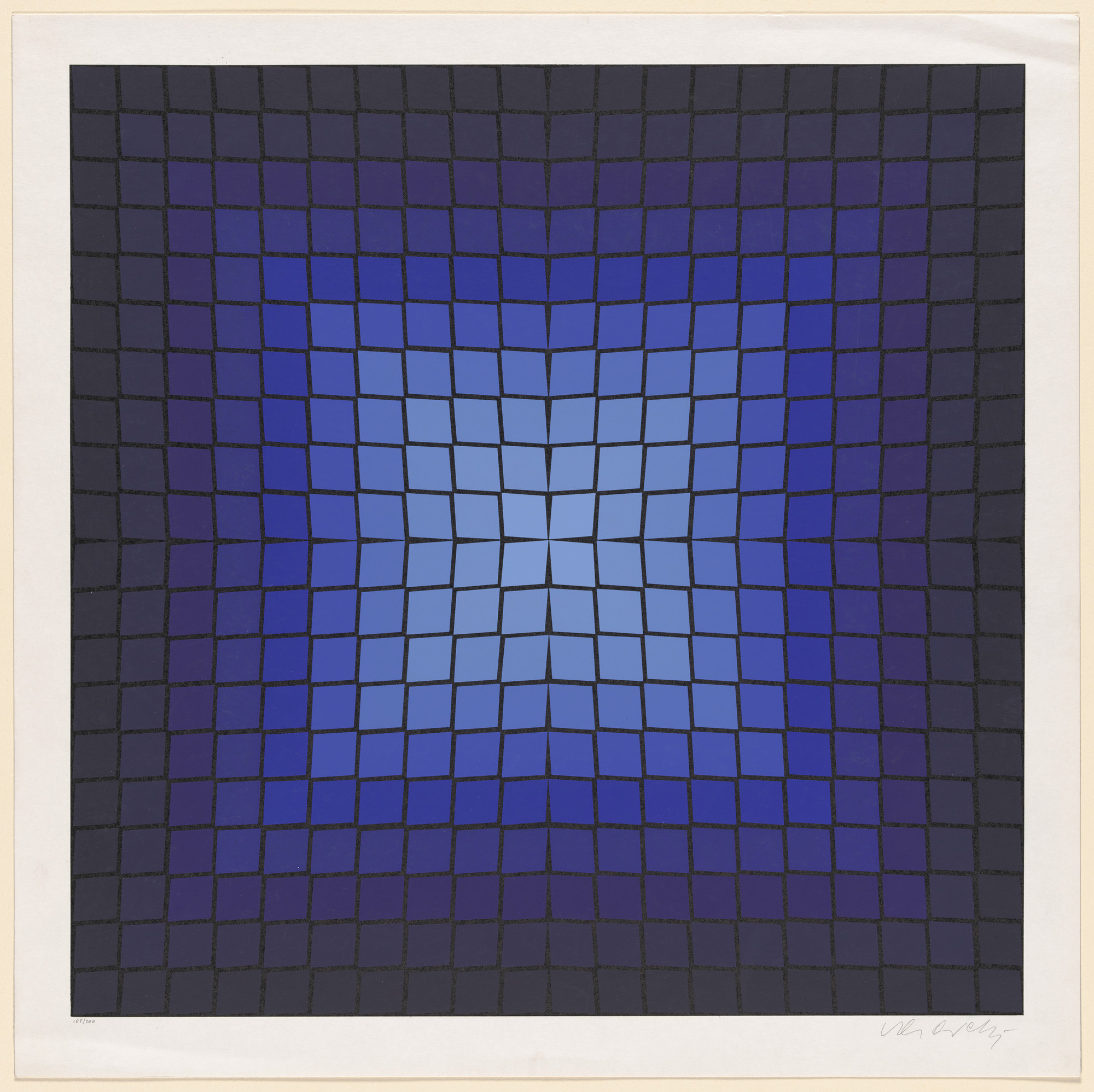 Victor Vasarely. Quasar Negatif