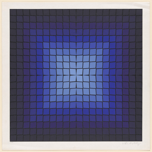 Victor Vasarely. Quasar Negatif. 1968 | MoMA