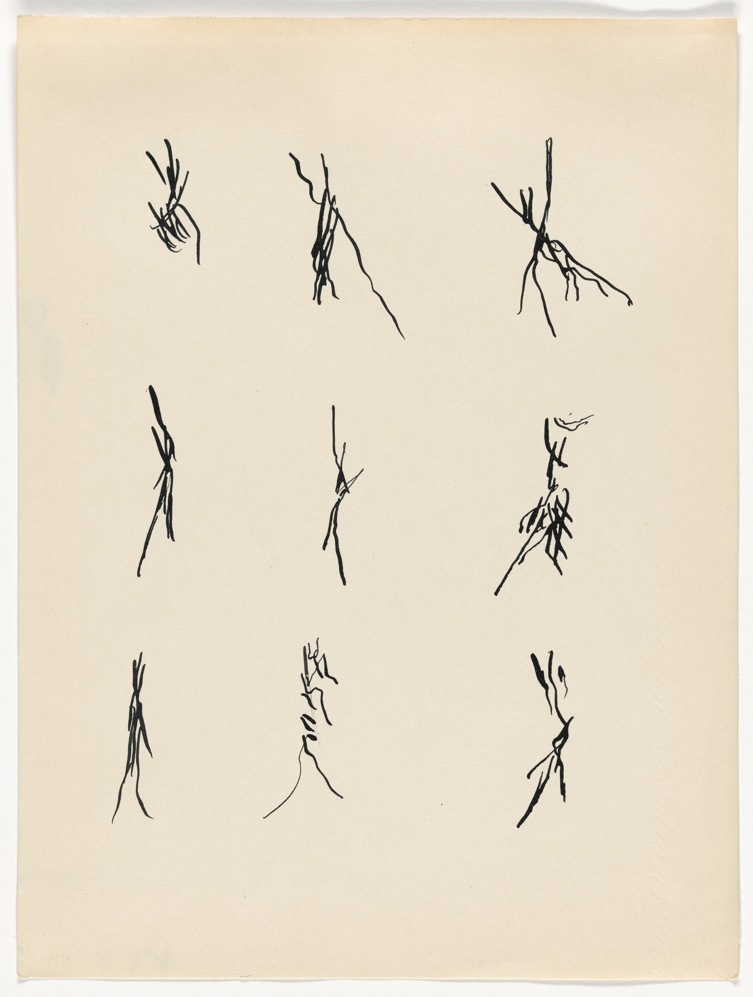 Henri Michaux. Untitled (Mouvements)