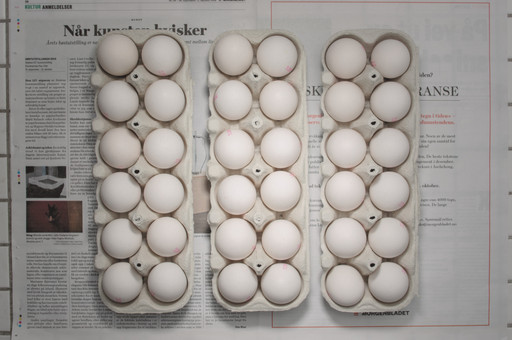 Chow and Lin, Stefen Chow, Huiyi Lin. The Poverty Line (Eggs) (Norway). 2010-2020