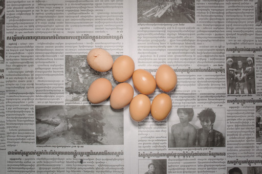 Chow and Lin, Stefen Chow, Huiyi Lin. The Poverty Line (Eggs) (Cambodia). 2010-2020